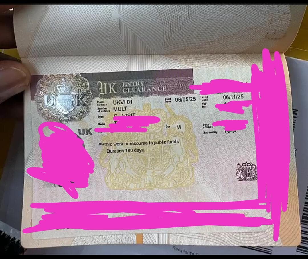 UK visa approved for TravelTreks client in Ghana